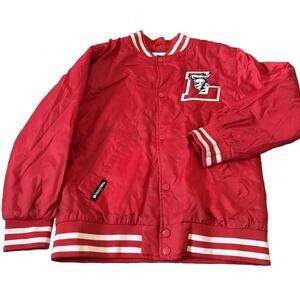 Holloway Lakewood Football Youth Varsity Jacket L Red